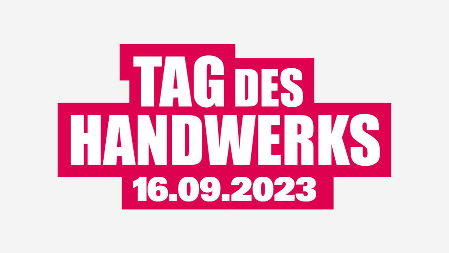 Tag des Handwerks 2023 - Logo