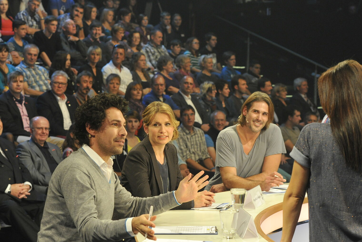 Jury beim Supermacher-Finale 2013: Boris Entrup, Angelika Schwalber, Simon Jentzsch (v.l.) Jury beim Supermacher-Finale 2013: Boris Entrup, Angelika Schwalber, Simon Jentzsch (v.l.)